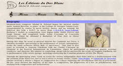 Desktop Screenshot of dosblanc.ca